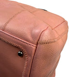 Chanel Pink Caviar Leather Chocolate Bar Bowler Bag 2003