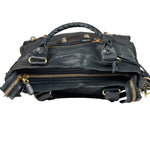 Balenciaga Vintage Navy Leather City Two-Way Bag