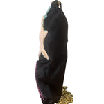 Tom Ford Black Satin Sequin Crossbody Bag