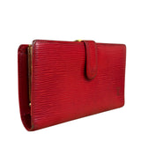 Louis Vuitton Vintage Red Epi Leather Agenda Cover Pochette