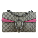Gucci Dionysus GG Supreme Shoulder Bag Beige/Pink
