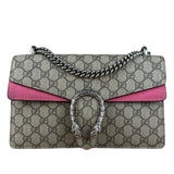 Gucci Dionysus GG Supreme Shoulder Bag Beige/Pink