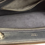 Fendi DotCom Click Striped Hypnotic Suede 2 Way