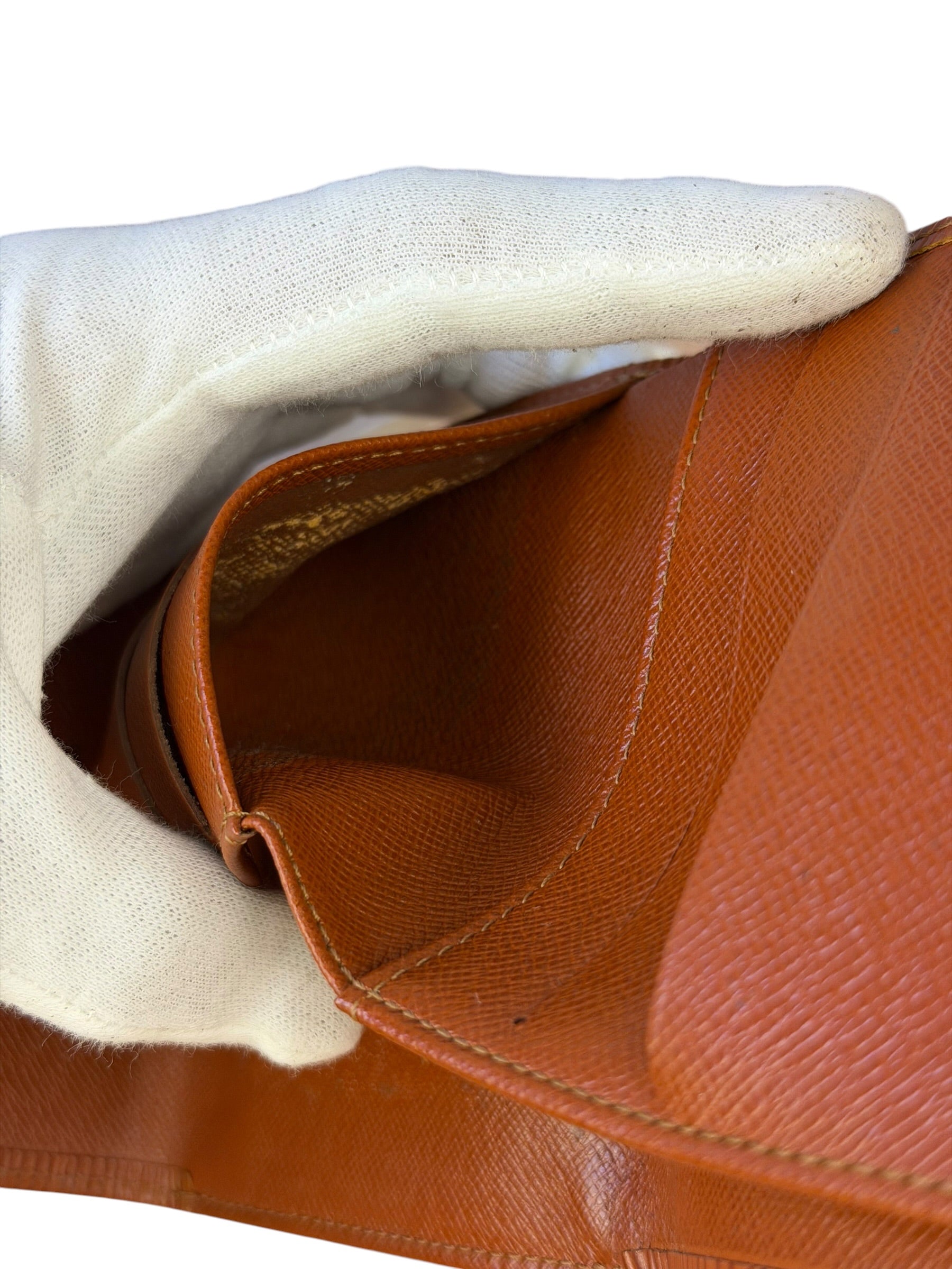 Louis Vuitton Brown Leather Elise Compact Wallet