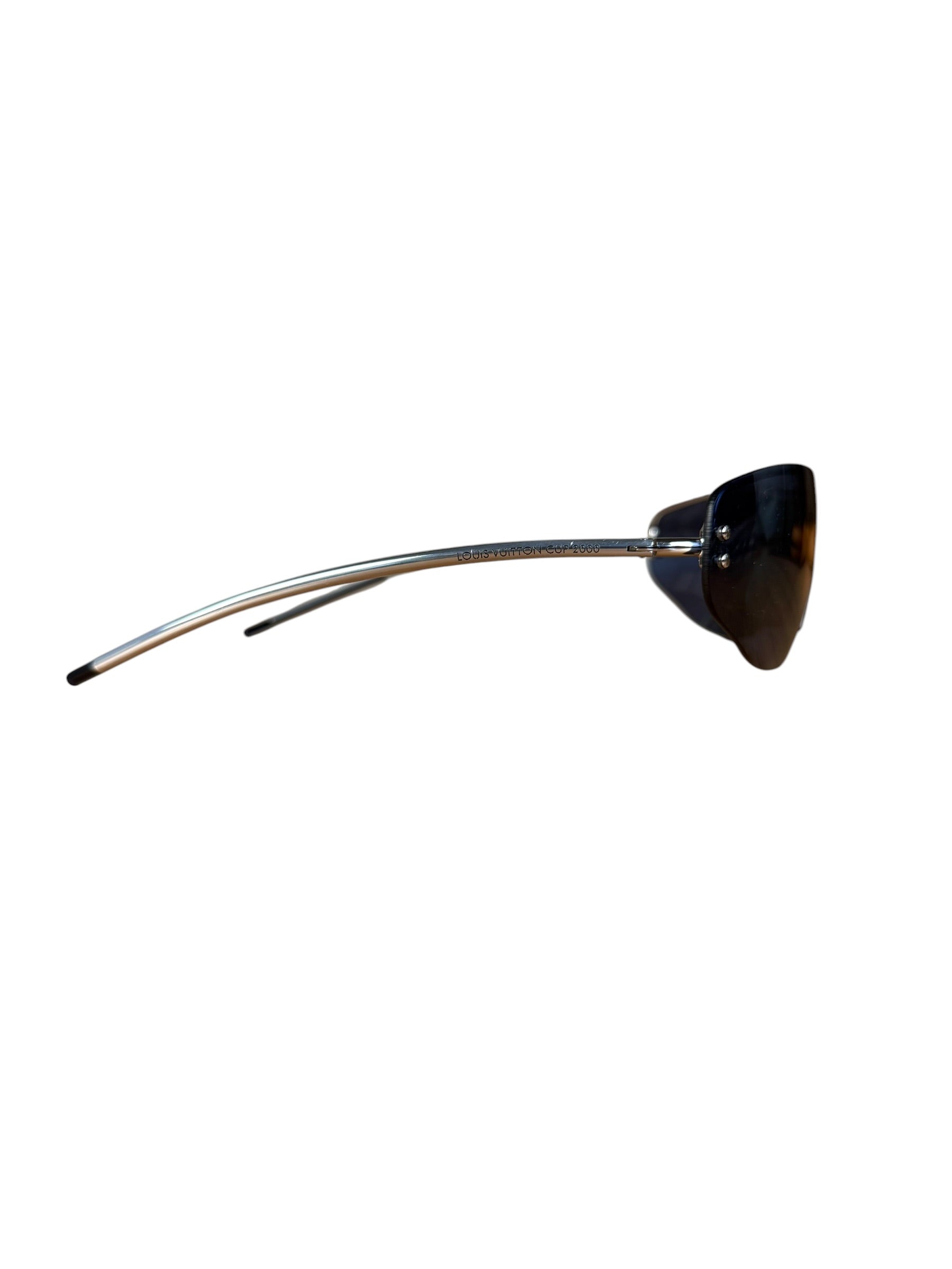 Louis Vuitton 2000 Cup Blue Shield Sunglasses