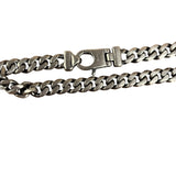 24 Inch .925 Sterling Sliver Thin Cuban Necklace