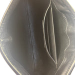 YSL Black Leather Baby Victoire Chain Clutch