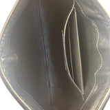 YSL Black Leather Baby Victoire Chain Clutch