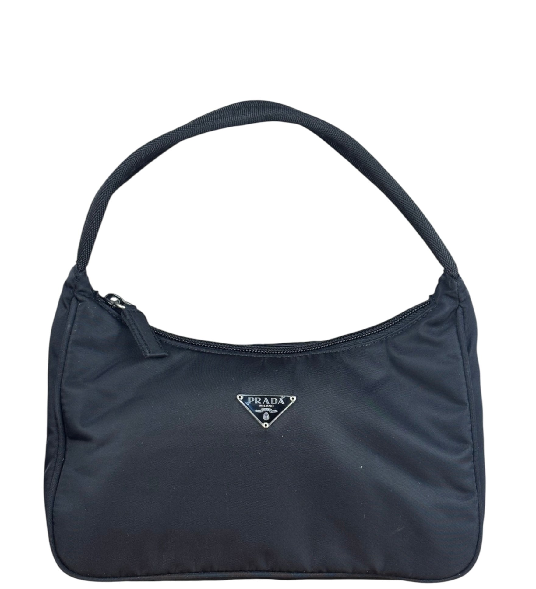 Prada Black Tessuto Nylon Mini Shoulder Bag