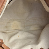 Gucci Beige/Brown Leather GG Satchel Two-Way Bag