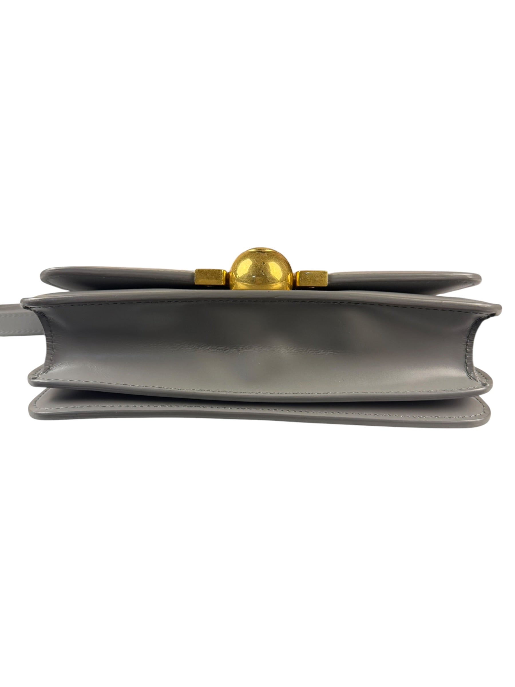 Bottega Veneta Grey Calfskin BV Classic Medium Bag