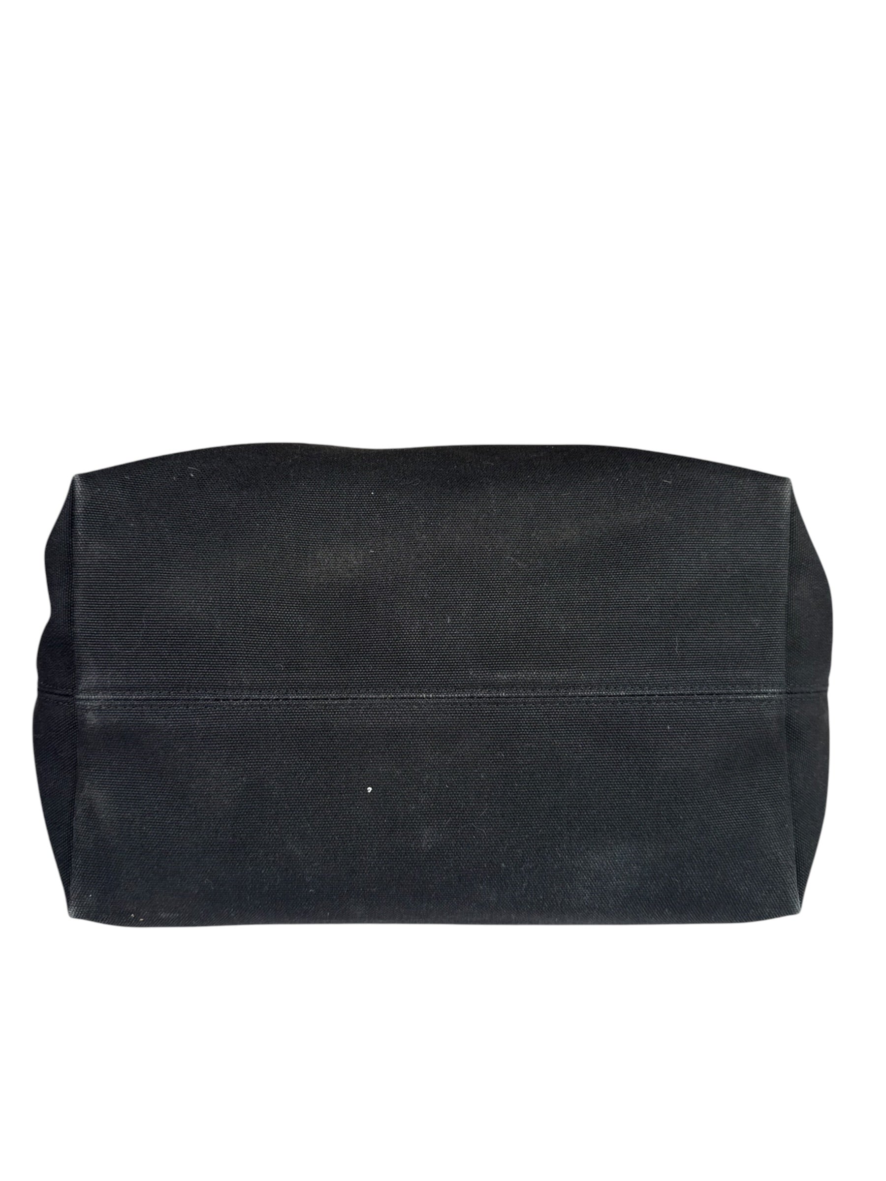 Prada Green Saffiano Leather Medium Double Tote Bag
