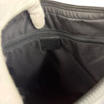 Gucci Vintage Black GG Canvas Shoulder Bag
