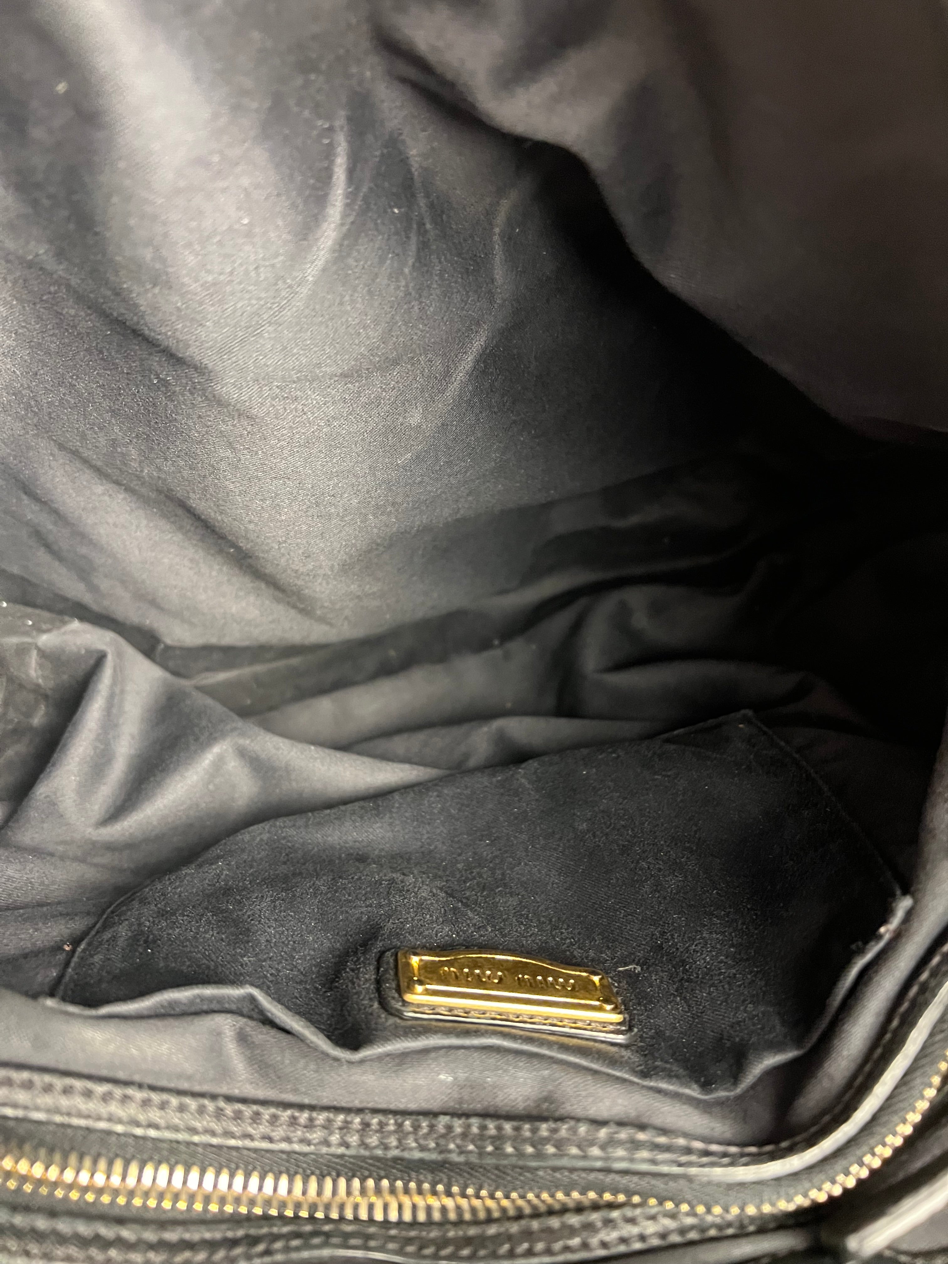 Miu Miu Vintage Calfskin Soho Shoulder Bag