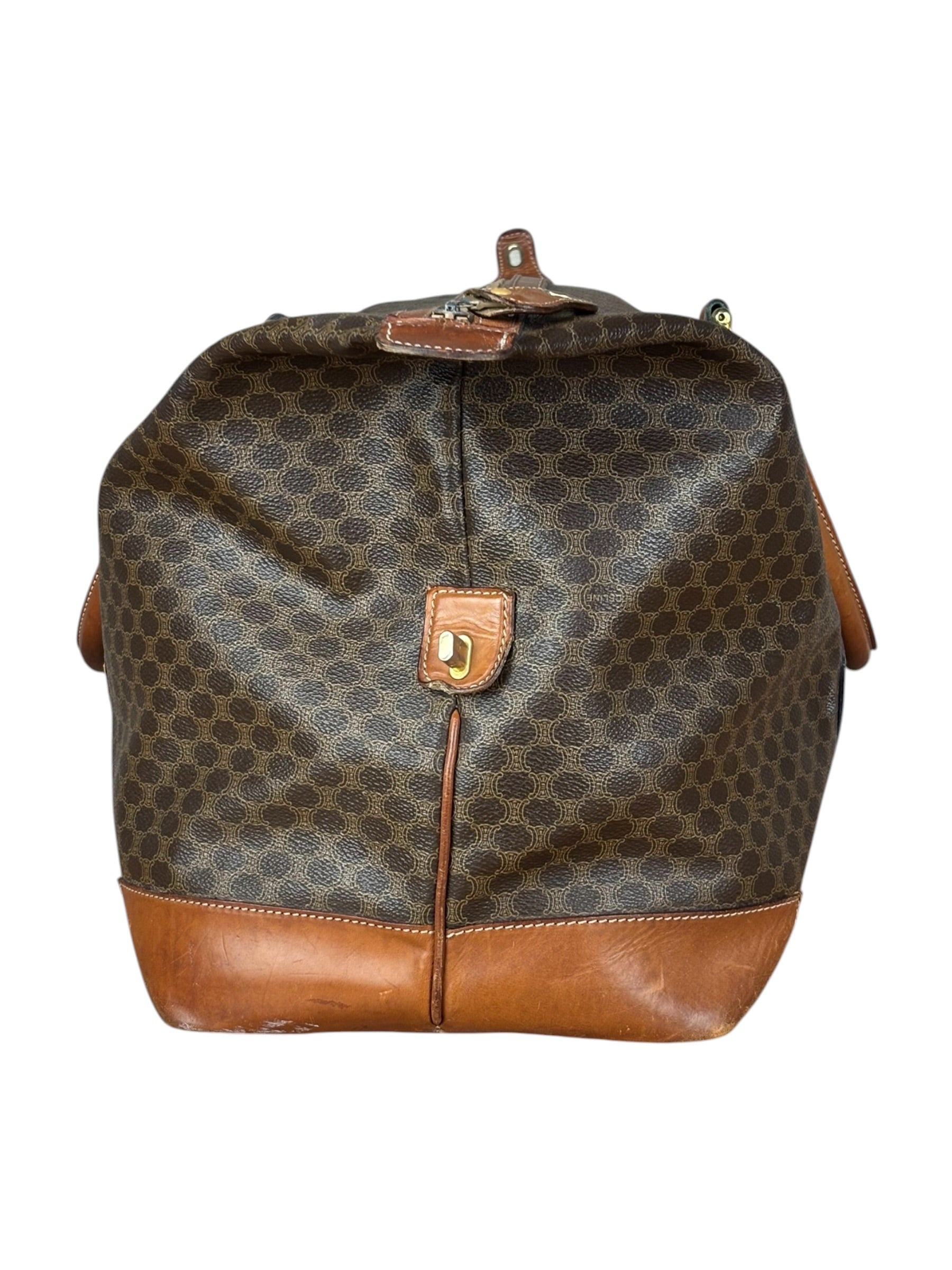 Celine Vintage Macadam Weekender Travel Bag