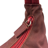 Prada Vintage Burgundy Nylon Pochette