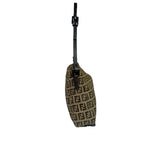 Fendi Vintage Brown Zucca Shoulder Bag