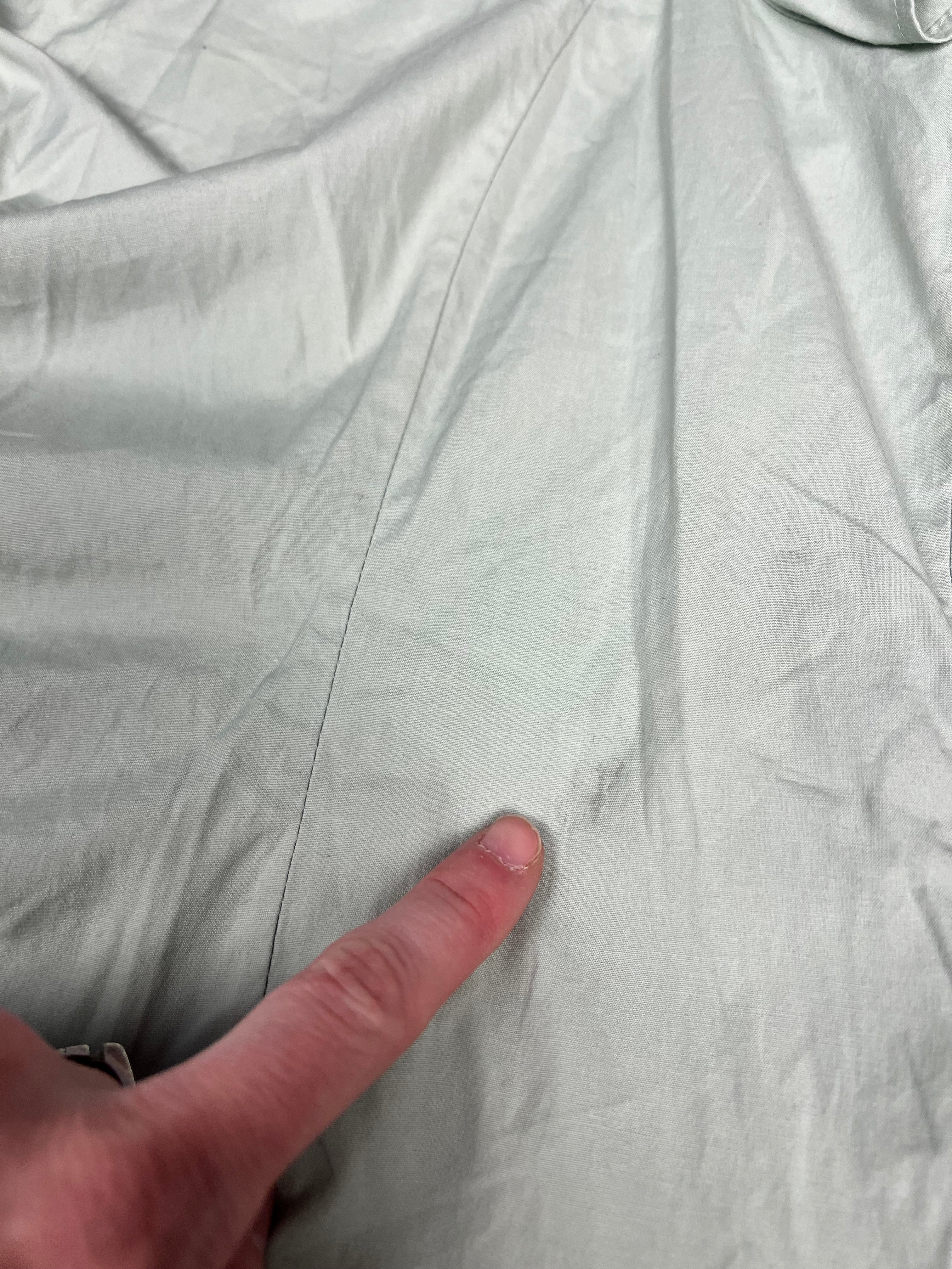 Burberry Sage Button Up Blouse