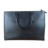 Prada Black Saffiano Leather Galleria Tote