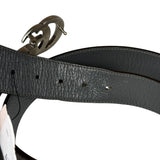 Gucci Belt Reversible Black GG Supreme/Black Silver Hardware