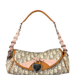 Christian Dior Leather Trotter Romantique Flap Shoulder Bag