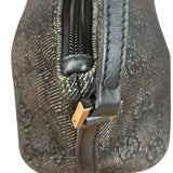 Gucci GG Black Canvas Pochette Handbag