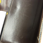 Celine Vintage Macadam Long Wallet Brown