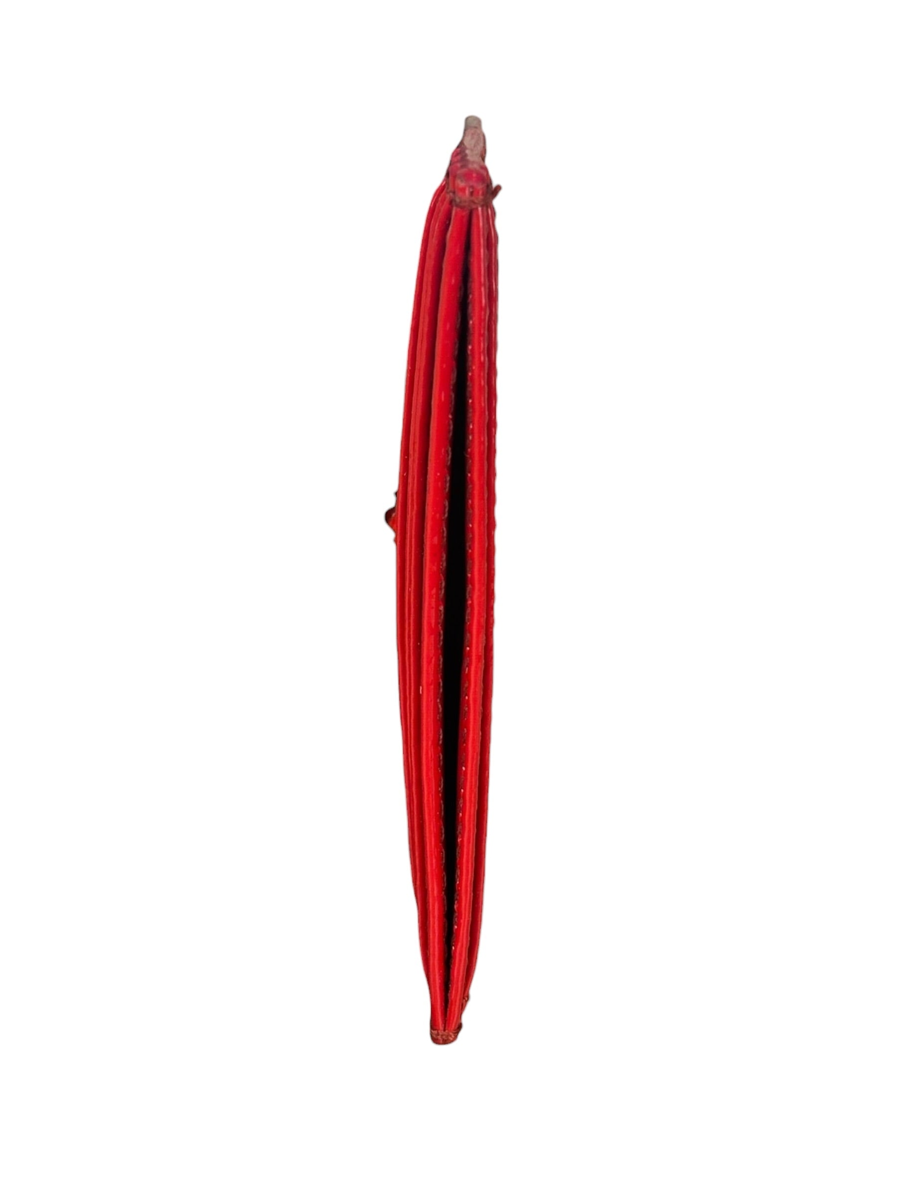 Vivienne Westwood Red Debossed Orb Card Holder