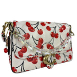 Coach Soft Tabby Shoulder Bag With Cherry Print