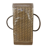 Fendi Brown PVC FF Zucchino Tote Bag