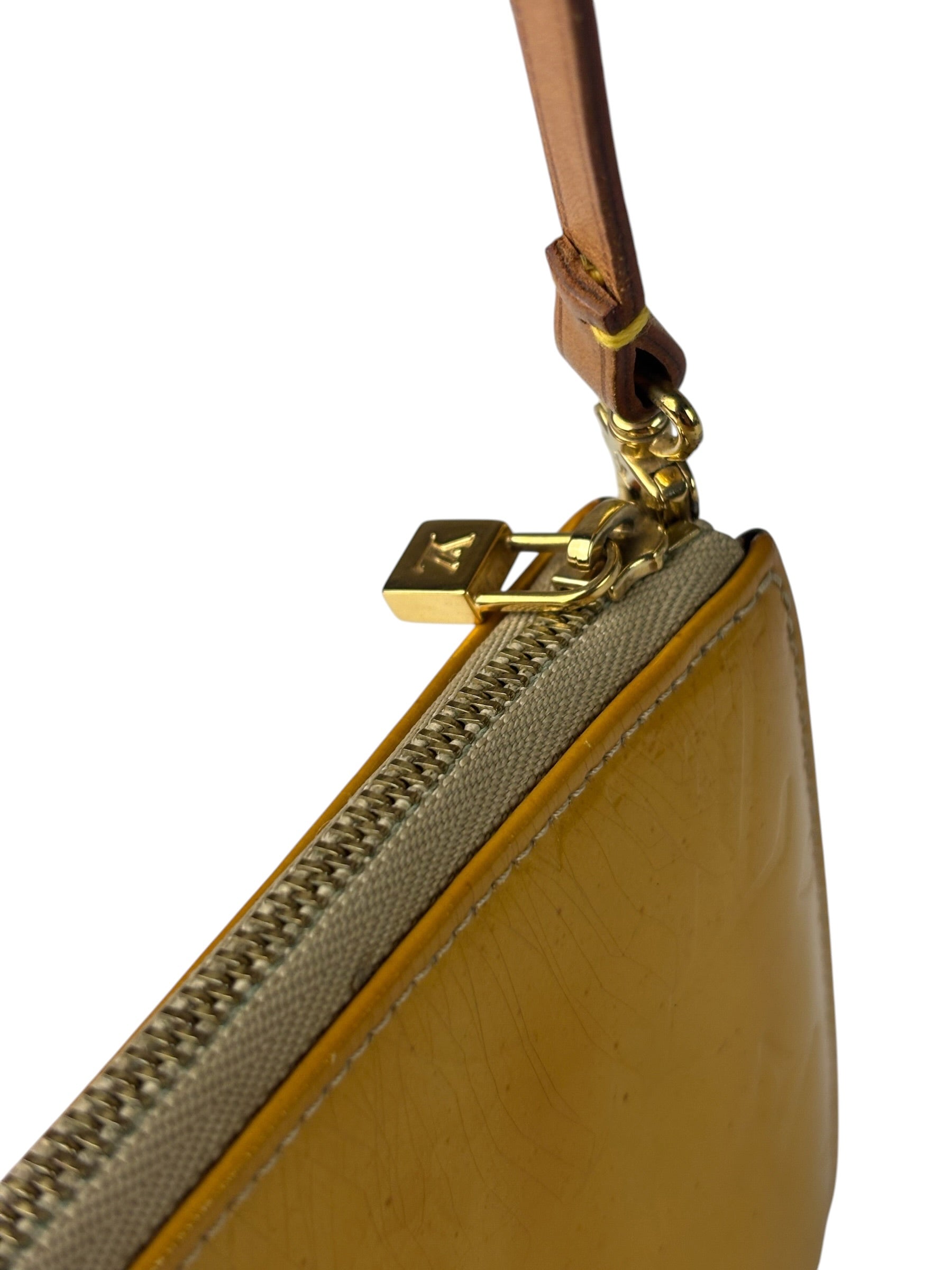 Louis Vuitton Yellow Vernis Pochette
