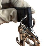 Louis Vuitton Black Monogram Shadow Dragonne Key Holder