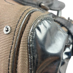 Chloe Beige/Silver Patent Leather Paddington Handbag