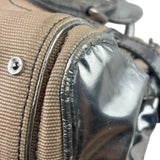 Chloe Beige/Silver Patent Leather Paddington Handbag