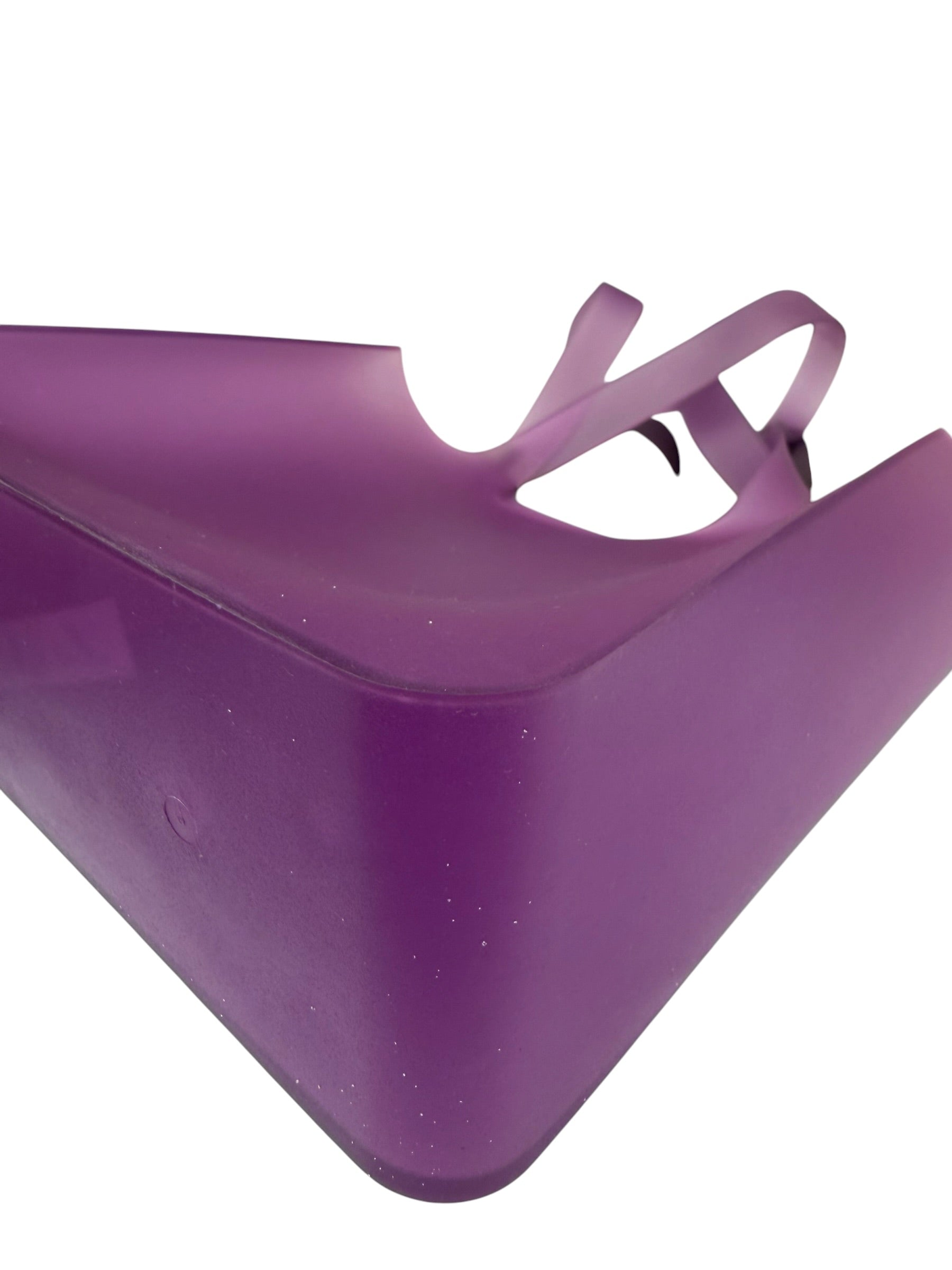 Chanel Vinatge Purple Jelly Rubber Tote Bag