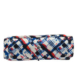 Chanel White-Multi Canvas Airline Printed XXL Travel Flap Bag 2016
