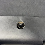 Hermes Black Leather Trim Herbag Two-Way Bag