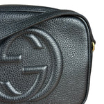 Gucci Black GG Camera Crossbody Bag