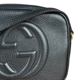 Gucci Black GG Camera Crossbody Bag