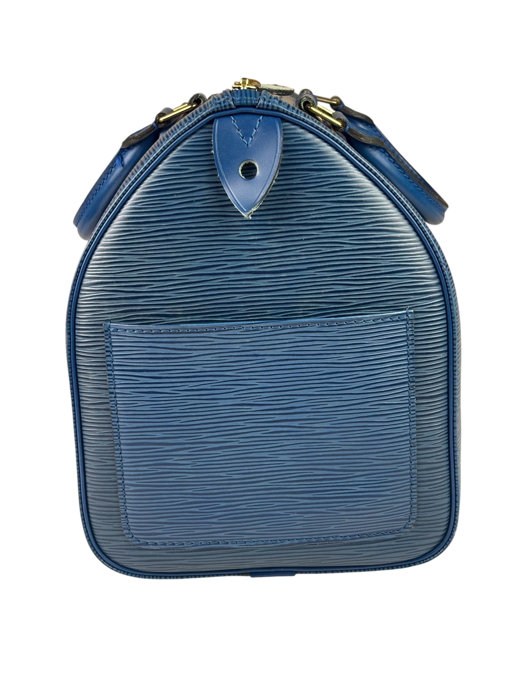 Louis Vuitton Blue Epi Leather Speedy 30