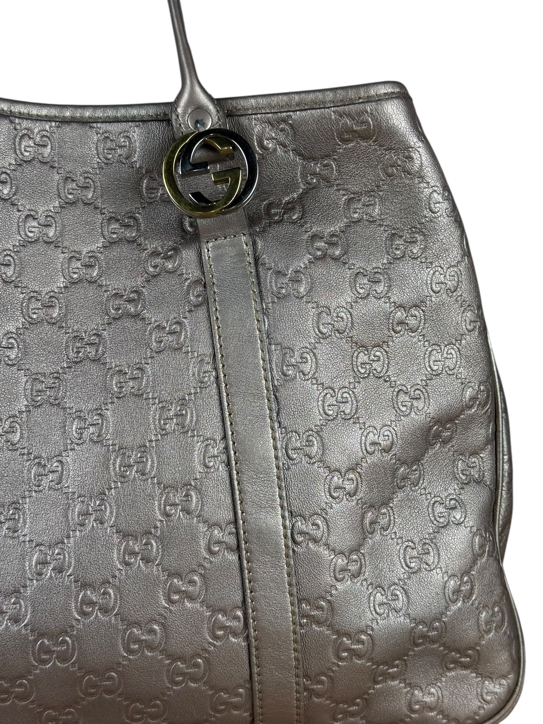 Gucci GG Metallic Shoulder Tote