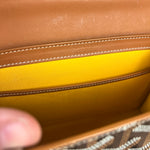 Goyard Mini Goyardine Saigon Top Handle Bag