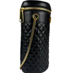 Gucci GG Zumi Cylindrical Black Quilted Leather Shoulder Bag