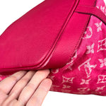 Louis Vuitton Monogram Denim Noefull MM Tote Pink