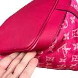 Louis Vuitton Monogram Denim Noefull MM Tote Pink