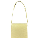 Louis Vuitton Vintage Yellow Epi Biarritz Shoulder Bag
