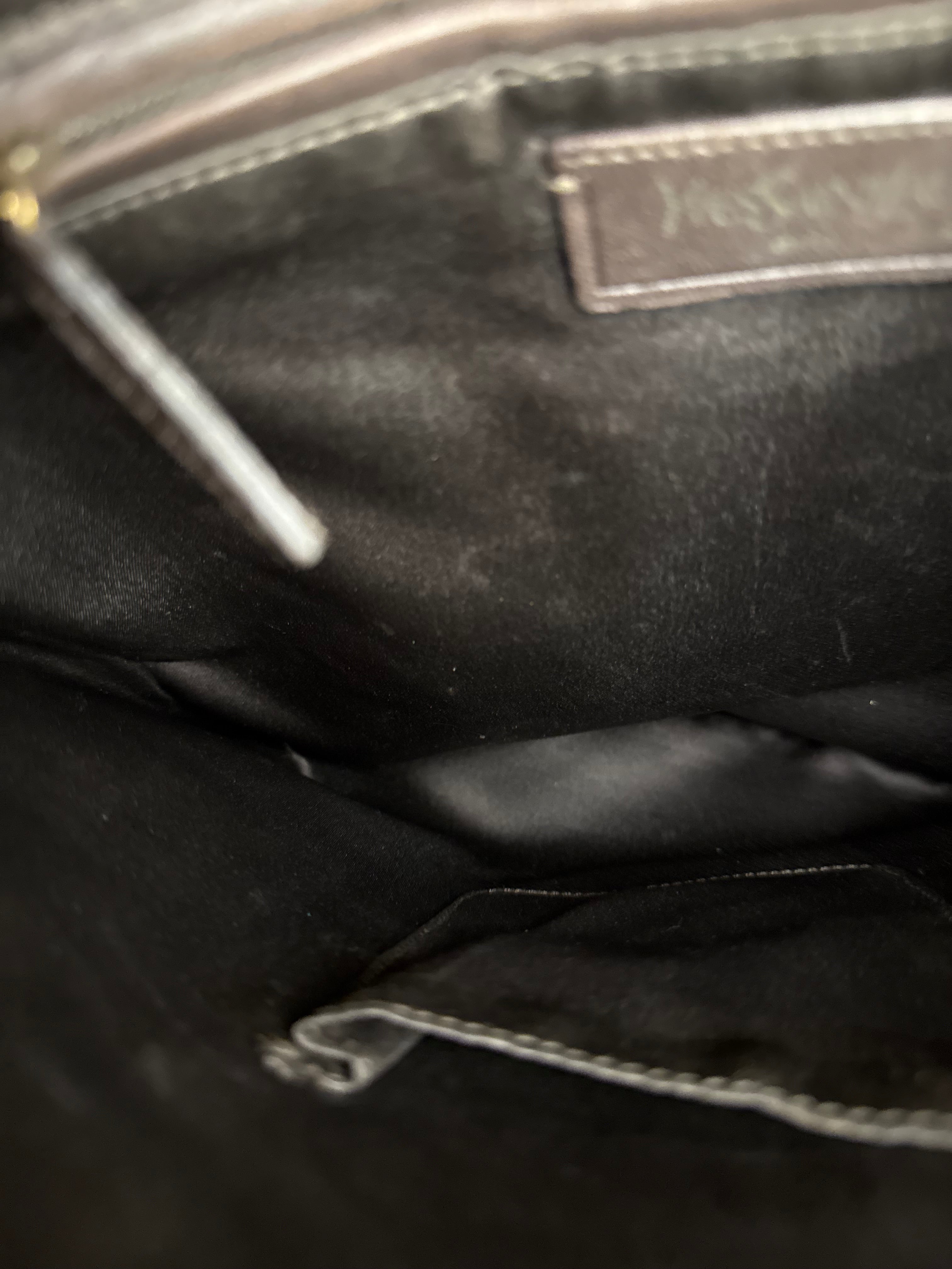 Yves Saint Laurent Tan Brown Messenger Bag