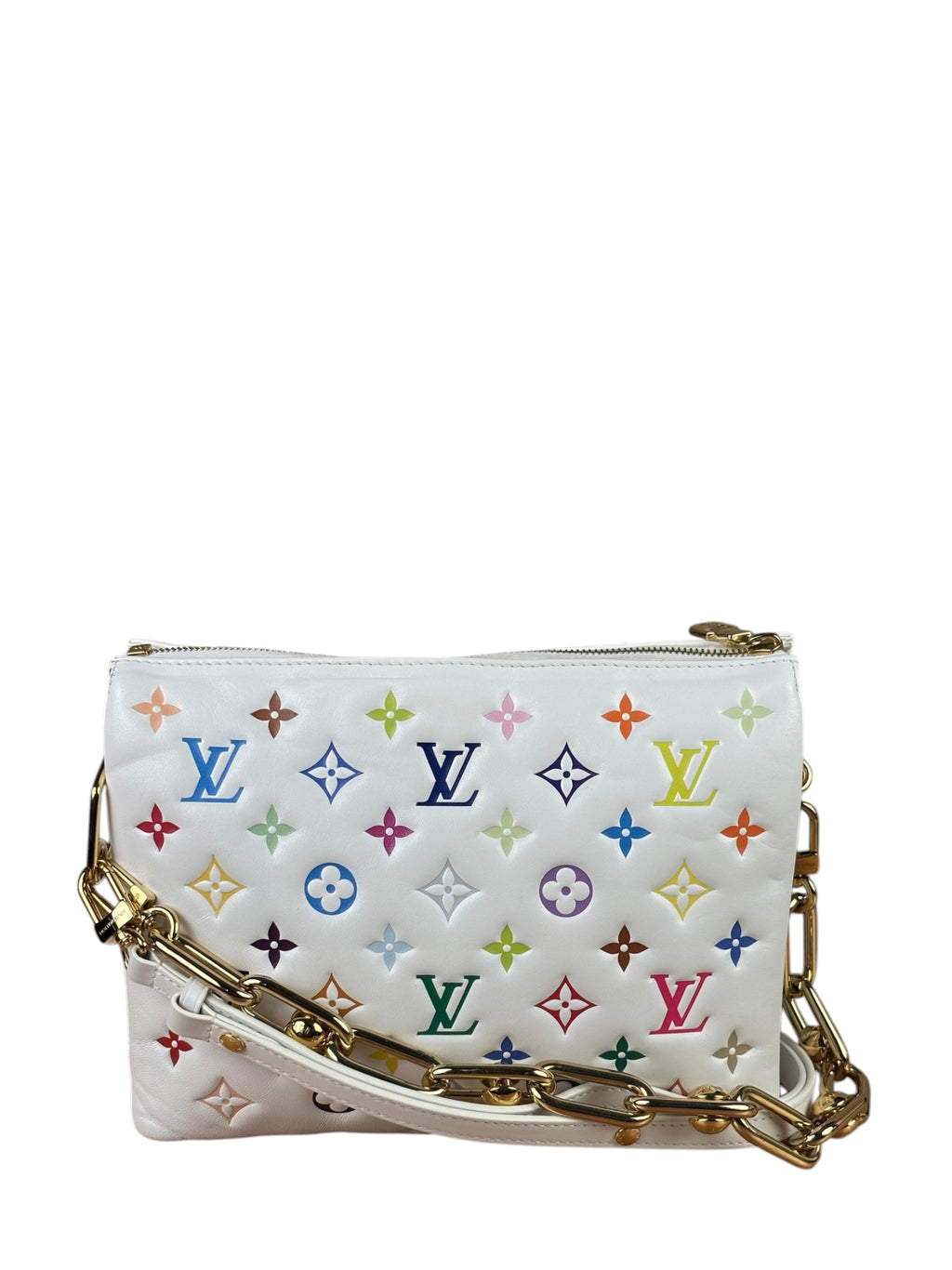 Louis Vuitton x Takashi Murakami Colorblock Monogram Coussin Two-Way Bag PM