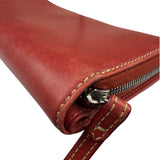Coach Red Leather Zip Wallet