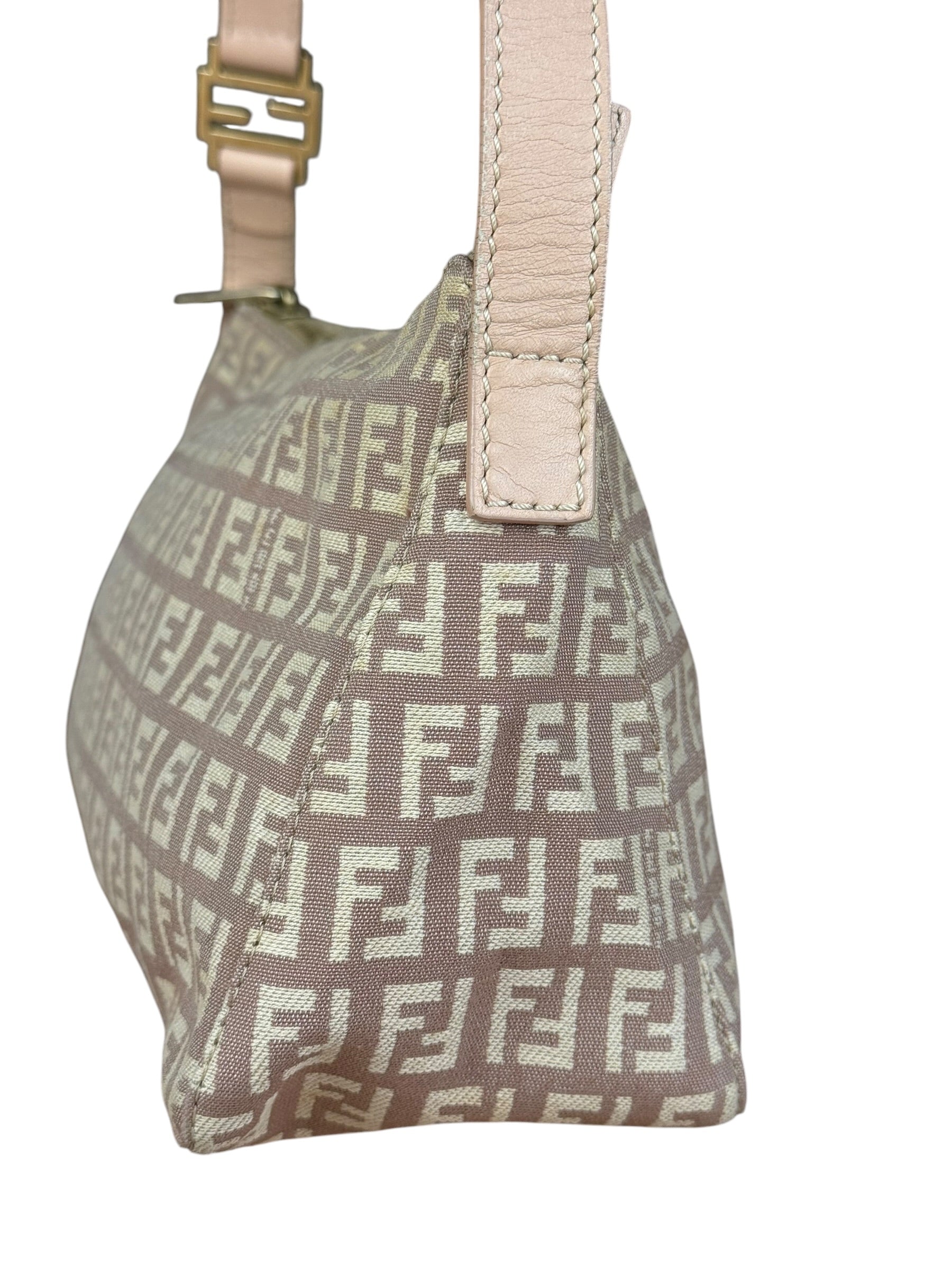 Fendi Vintage FF Beige Pochette